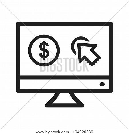 Click, arrow, mouse icon vector image. Can also be used for IT Services. Suitable for use on web apps, mobile apps and print media.