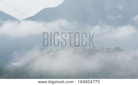 Sea of cloud and castle