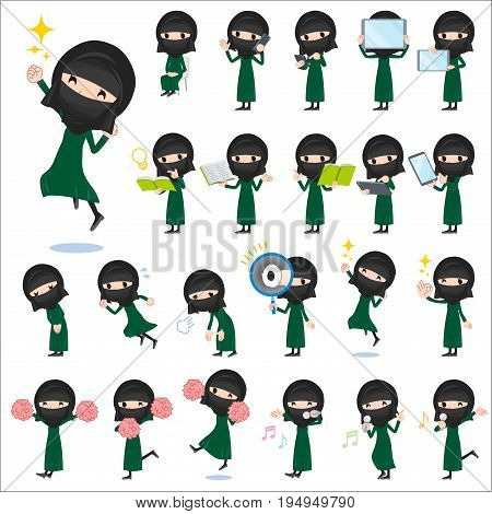 Arab Woman Niqab Style 2