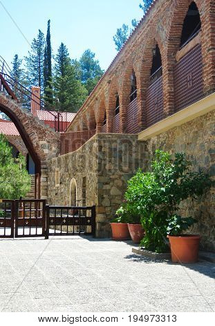 Machairas Monastery of Cyprus dedicated to Virgin Mary.