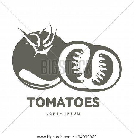 Tomatoes Logo Templates Illustration