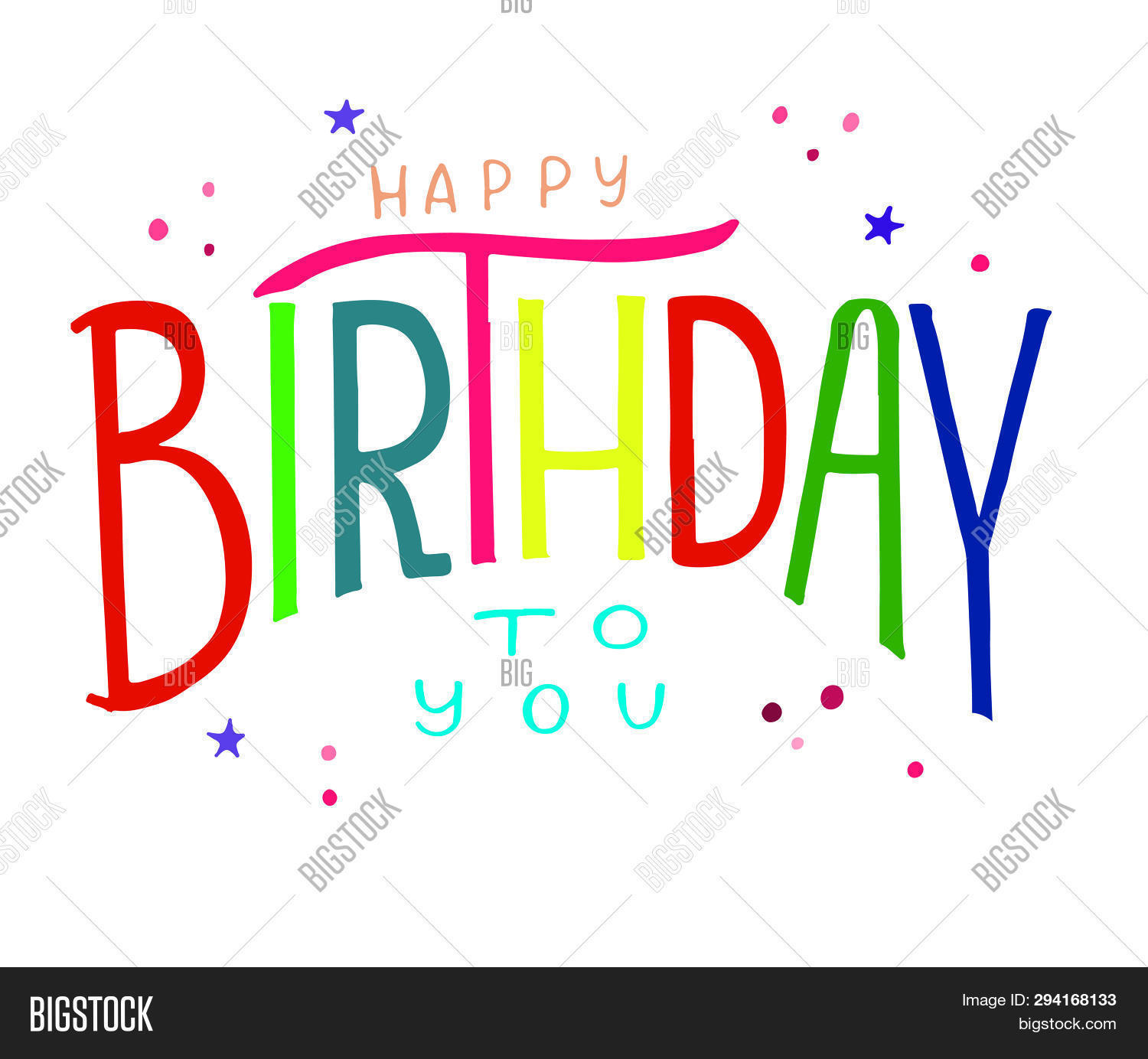 Happy Birthday Text. Image & Photo (Free Trial) | Bigstock