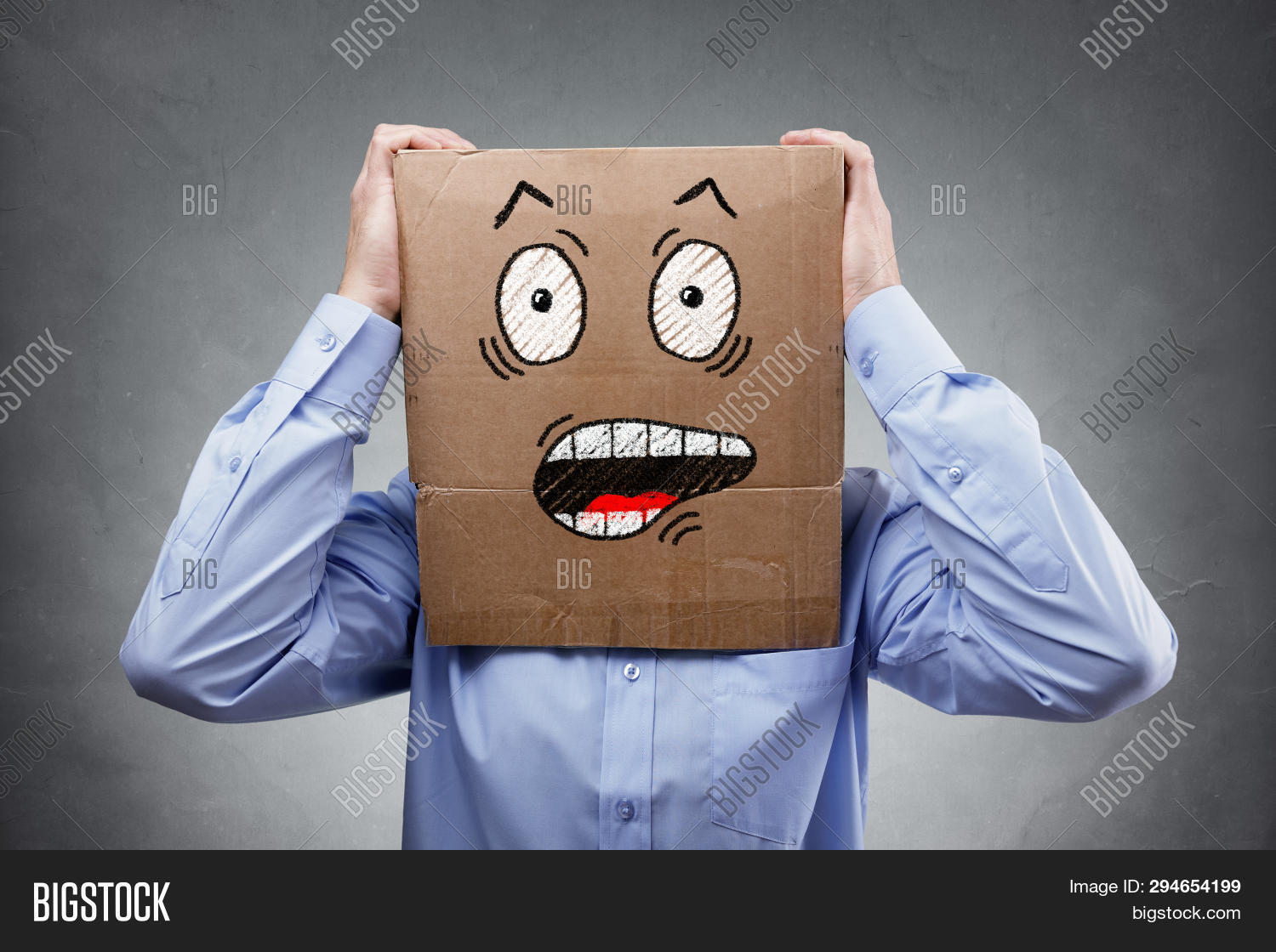 Businessman Cardboard Image & Photo (Free Trial) Bigstock