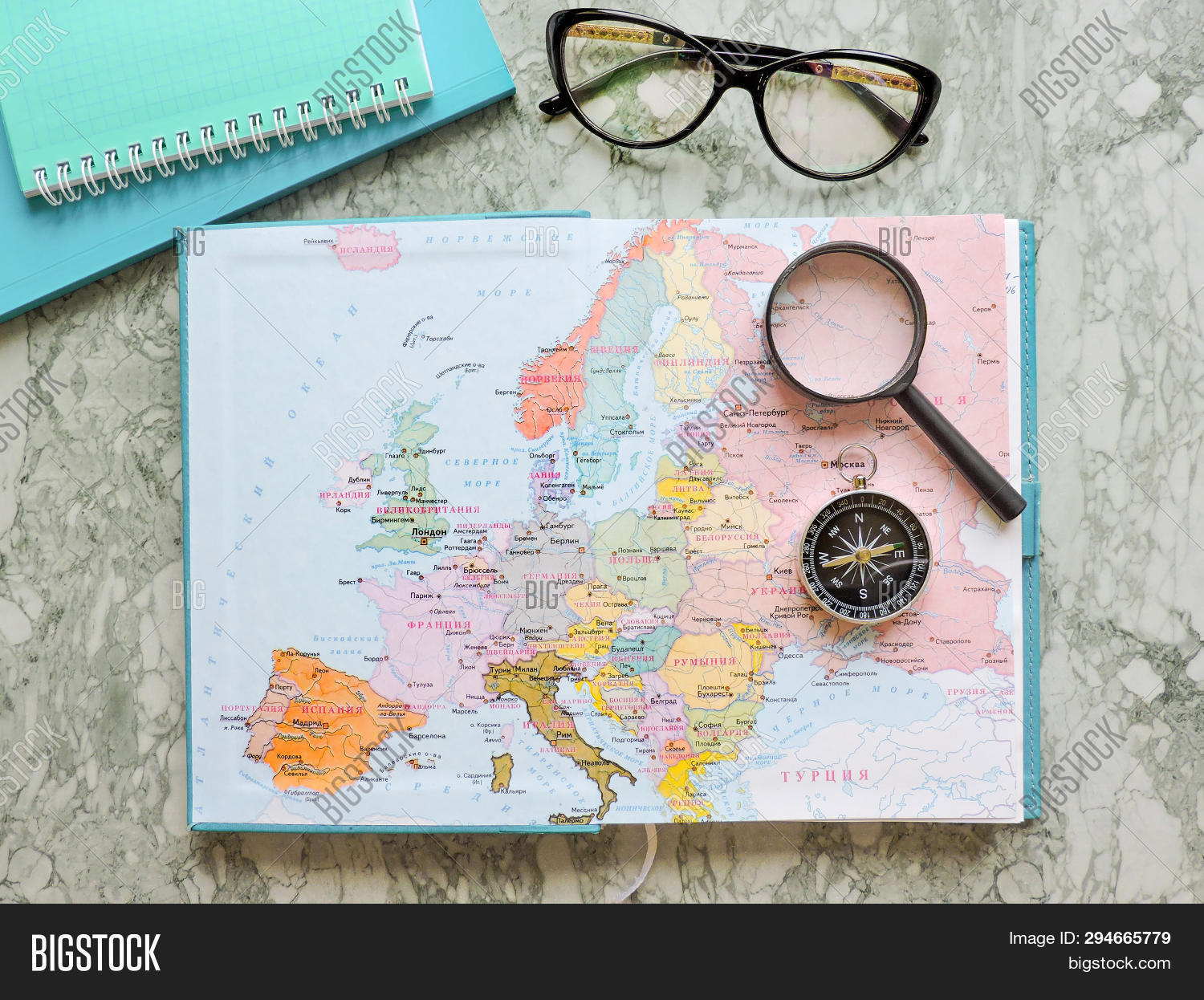 Top View Map Items. Image & Photo (Free Trial) | Bigstock