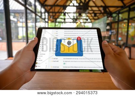 Mail Communication Connection Message To Mailing Contacts Phone Global Letters Concept