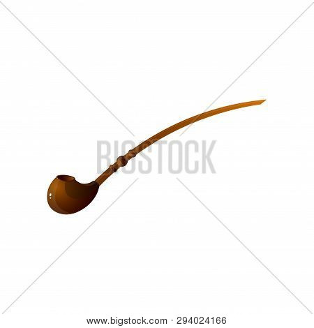 Indian Long Wood Smoking Pipe Man Gift