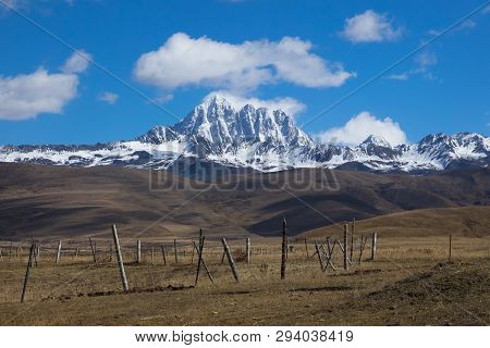 The Yala Snow Mountain Group After The Ganzi Mountain In Sichuan