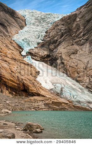 Gletscher-Gebiet