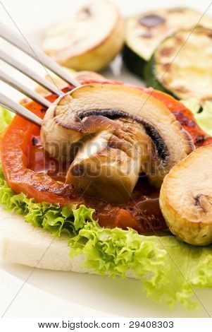 Vegetabilske Tramezzini