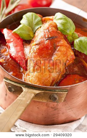 ไก่ Cacciatore