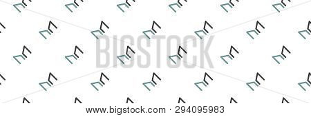 Maker Coin (mkr) - Strict Seamless Pattern. Image Similar To The Maker Cryptocurrency, Repeats At 45