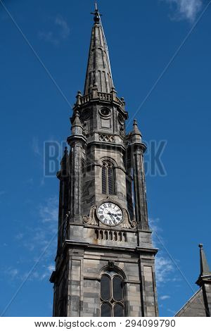 The Clock Tower Of Tron Kirk On The Royal Mile