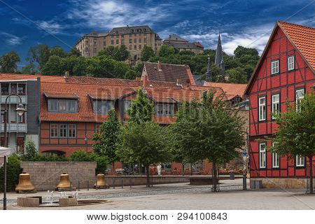 View Of The Saxon City And Castle Blankenburg