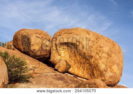 Devils Marbles (karlu Karlu) Conservation Reserve. Eggs Of The Rainbow Serpent, Northern Territory, 