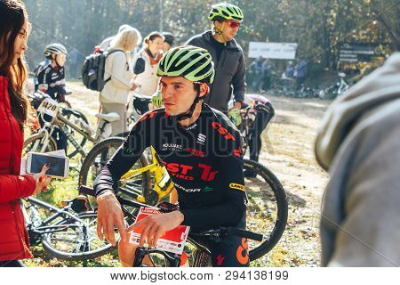 October 14, 2018, Minsk, Belarus.2018 Olympic Cross Country Cup Xco In Medvezhino