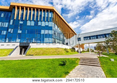 Innopolis, Russia - June 11, 2018: Modern Building Of Innopolis University. Innopolis City In Republ