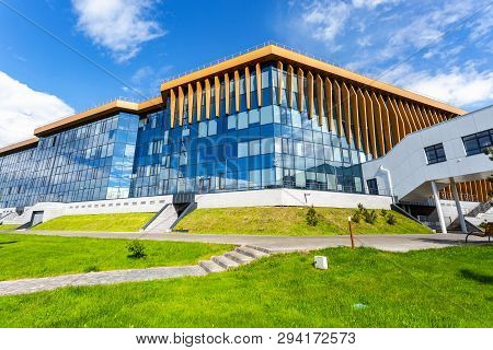 Innopolis, Russia - June 11, 2018: Modern Building Of Innopolis University. Innopolis City In Republ