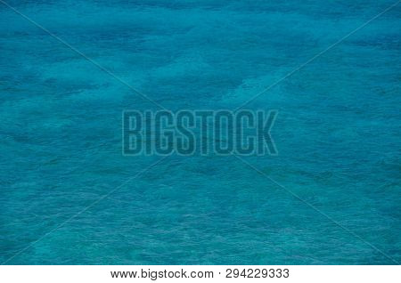 Caribbean Sea Texture From Isla Mujeres, Mexico