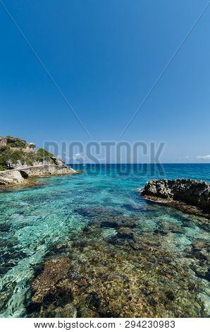 Rocky Cliffs At Isla Mujeres, Cancun, Isla Mujeres