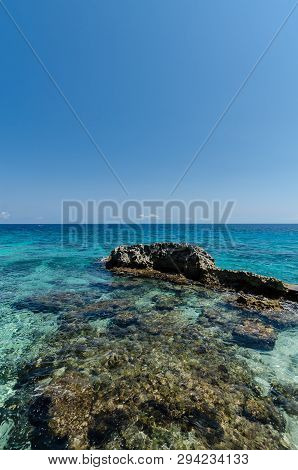 Rocky Cliffs At Isla Mujeres, Cancun, Isla Mujeres