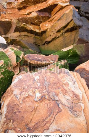 Grainy Rock Formation