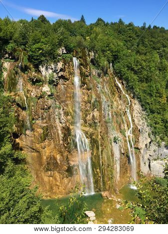 Big Waterfall (veliki Slap Or Slap Plitvica), Plitvice Lakes National Park Or Nacionalni Park Plitvi