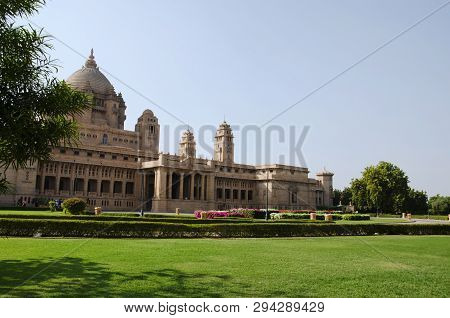 Umaid Bhawan Palace, One Of The Worlds Largest Private Residences, Jodhpur, Rajasthan, India