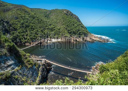 Storms River Suspension Bridge, Eastern Cape, Tsitsikamma National Park, South Africa