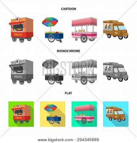 Vector Illustration Of Marketing And Tent Symbol. Collection Of Marketing And Outdoor Stock Vector I