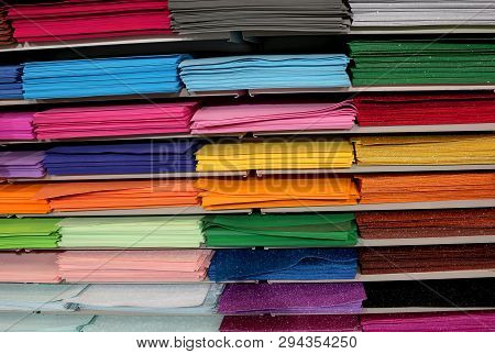Glittery Fabric And Felt Cloth For Sale In Female Hobby Shop