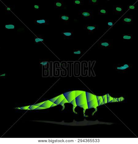 Crocodille Vector Icon On White Background. Icon In Modern Design Style. Vector Icon Popular And Sim