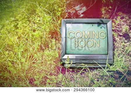 Old Crt Television With 