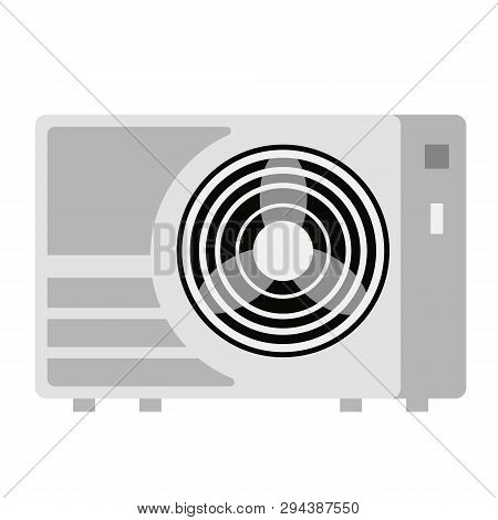 Conditioner Flat Illustration. City Life And Everyday Objects Series.