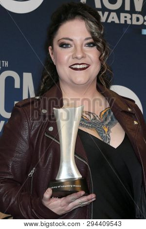 LAS VEGAS - APR 7:  Ashley McBryde at the 54th Academy of Country Music Awards at the MGM Grand Garden Arena on April 7, 2019 in Las Vegas, NV