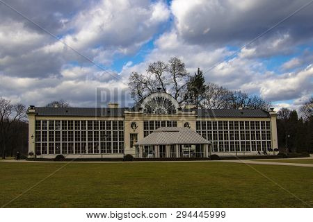 Warsaw, Poland, March 9, 2019: Orangery In The Park Lazienki.