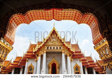 wat Benchamabopit, the Marble temple, Bangkok, Thailand