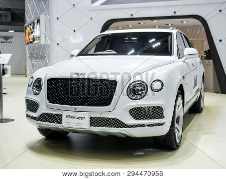 Bentley Bentayga On Display In Bangkok International Motor Show 2018.