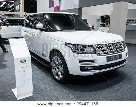 Land Rover Range Rover On Display In Bangkok International Motor Show 2018.