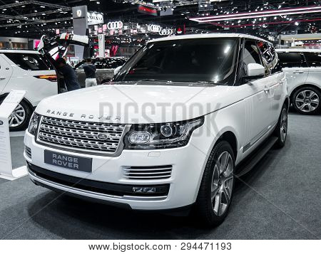 Land Rover Range Rover On Display In Bangkok International Motor Show 2018.