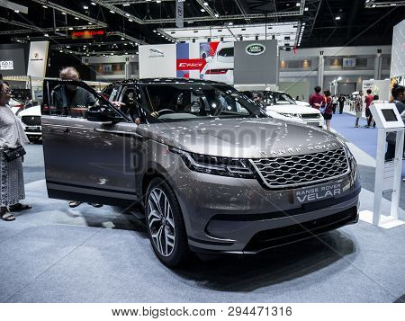 Land Rover Range Rover Velar On Display In Bangkok International Motor Show 2018.
