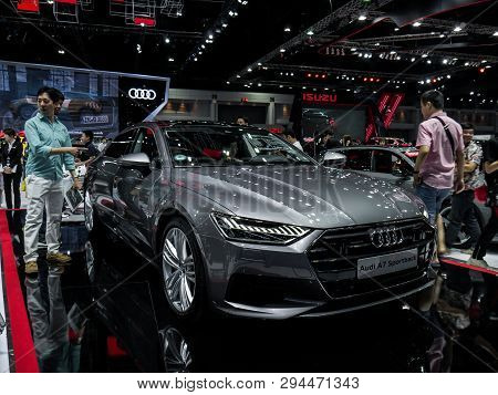 Audi A7 Sportback On Display In Bangkok International Motor Show 2018 At Impact Arena Exhibition Mua