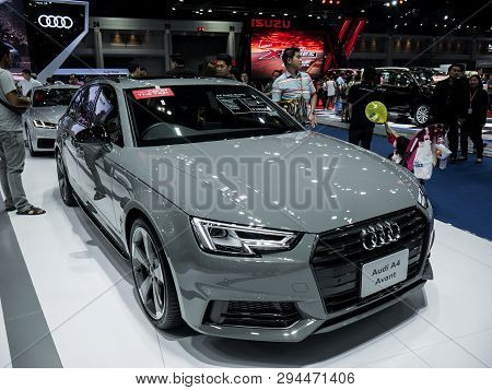 Audi A4 Avant On Display In Bangkok International Motor Show 2018 At Impact Arena Exhibition Muangth