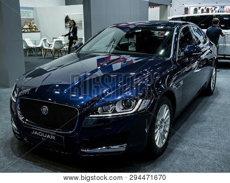 Jaguar Xf A On Display In Bangkok International Motor Show 2018 At Impact Arena Exhibition Muangthon