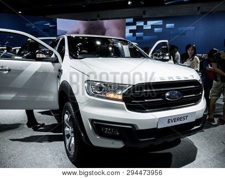 Ford Everest On Display In Bangkok International Motor Show 2018 At Impact Arena Exhibition Muangtho