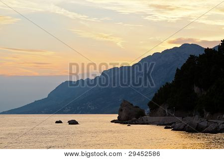 ตก Adriatic ในโครเอเชีย