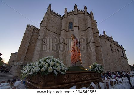 Holy Saturday Procession In The Streets Of Zamora