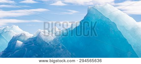 A Close-up Of An Iceberg In Iceland.