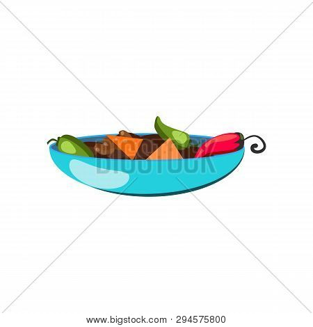 Mexican Snacks Illustration. Fast Food, Crunchy, Snack. Food Concept. Vector Illustration Can Be Use