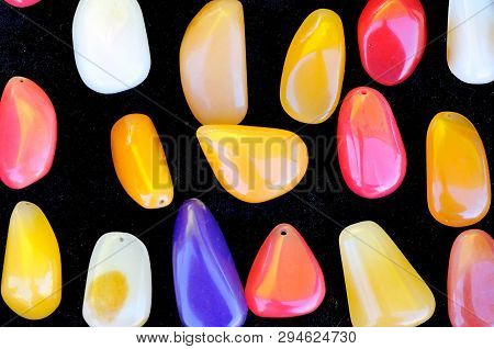 Many Colorful Jade Stones In Chinese Market
