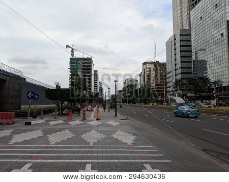 Jakarta, Indonesia - February 16, 2019: Cityscape Of Thamrin District.